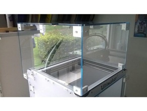 ultimaker gabinete Impressora 3d acessórios de peças gabinetes projeto ultimaker2 3d print model - Mito3D