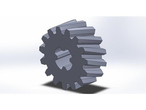 gear attaching spare wheel - volkswagen replacement parts 3d print model - Mito3D