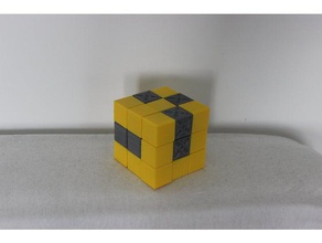 snake puzzle del cubo giochi e giocattoli cavo di alimentazione easy print facile utilizzo elastico gioco serpente giocattolo 3d print model - Mito3D