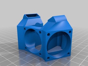 dreadnought sistema de ventilador e3d v5 Impressora 3d peças 3d print model - Mito3D