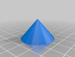 mon personnalisés creux cone1 les mathématiques de l'art personnalisé 3d print model - Mito3D