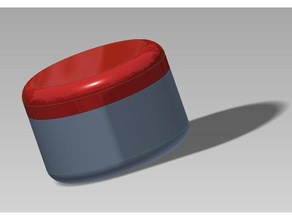 circulaire de cas les conteneurs la boîte le conteneur fonctionnelle pilule casemate à pilules vis stockage rangement fileté utile 3d print model - Mito3D