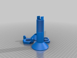 wanhao duplicateur 6 support de bobine L'imprimante 3d pièces la balle roulement filament le titulaire maker monoprice partie broche ultime 3d print model - Mito3D