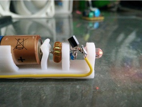 joule thief tocha coisinha eletrônica bateria aa 3d print model - Mito3D