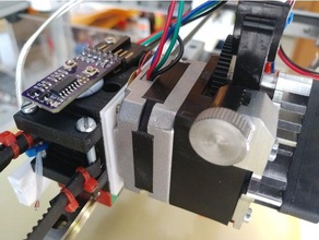 beta - piezo z-probe e3d titan aero mounted direct via motor 3d printer parts 3d print model - Mito3D