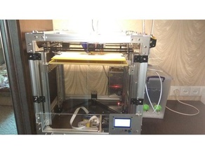 hinges profile 30x30 3d printer parts 30x30mm aluminium tslot 3d print model - Mito3D