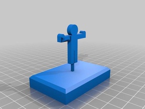 stickman joga 6 sculture 3d print model - Mito3D