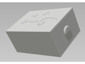 desenhar unidade recipientes recipiente gecko lagarto bandeja 3d print model - Mito3D