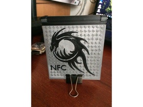 money clip tag nfc Stampante 3d accessori di cassa nome del il sacchetto borsa 3d print model - Mito3D