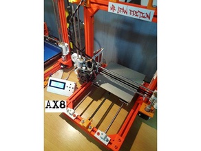 ax8 anet a8 çerçeve am8 remix 3d yazıcılar yazıcı parçaları yükseltme modifiye diy haribo prusa i3 3d print model - Mito3D