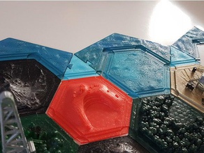 settlers catan triangle border toys & games 3dcatan boardgame 3d seafarers pieces settler settlersofcatan tabletop tabletopgaming 3d print model - Mito3D