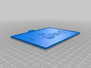 mustang Arte en 2d personalizado 3d print model - Mito3D
