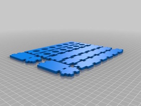 6 Rohr-rack Biologie kundengebundene 3d print model - Mito3D