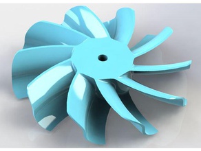 fan blade parçalar 3d print model - Mito3D