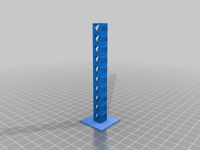 temp tower pla 3d printing tests customized 3d print model - Mito3D