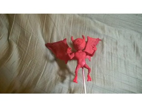 teraryumler şeytan heykeller İblis uçan cehennem video oyunu oyunları 3d print model - Mito3D