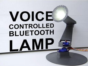 bluetooth controlado por voz em movimento a lâmpada robótica Impressos 3d arduino o concurso fusion360 fusão 360 instructables mover nikodem bartnik relé servo controle de 3d print model - Mito3D