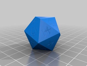 mtg phyrexian dice 3d printing 3d print model - Mito3D