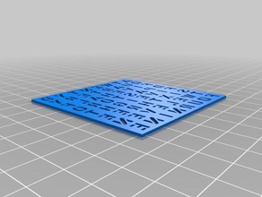 word clock do painel frontal coisa 1638743 gadgets 3d print model - Mito3D