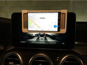 akıllı telefon tutucu mb dash ekran cep telefonu 3d print model - Mito3D