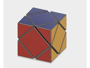 skewb quebra-cabeças quebra-cabeça rubik rubiks cube torção sinuoso de 3d print model - Mito3D