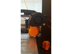 fabricante de seleccionar wanhao capullo del ventilador enfriador montaje Impresora 3d accesorios cocoon el crear refrigeración conducto v2 mods monoprice makerselect duplicador i3 3d print model - Mito3D