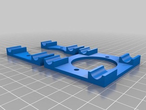 fan sculptr delta soğutma mount elektronik yan 3d yazıcı parçaları 3d print model - Mito3D