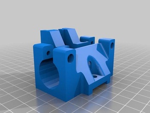 z carriage lm12luu v3mod 3d printer parts hevo hypercube evolution 3d print model - Mito3D