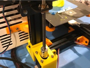 tevo tarantula - bracket right base inverted z-motor mount 3d printer parts z axis motor 3d print model - Mito3D