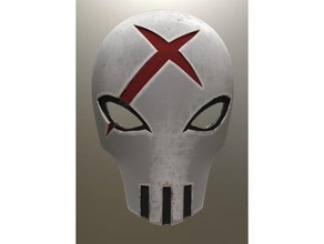 kırmızı x maske teen titans sahne batman dccomics robin 3d print model - Mito3D