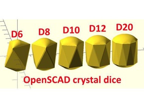 kristal zar parametreli dnd 3d print model - Mito3D
