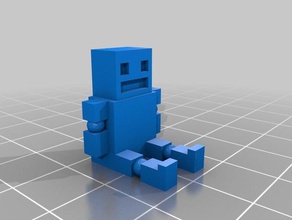 temel robot oyuncaklar ve oyunlar bebek şekil eğlenceli komik oyun model basit oyuncak 3d print model - Mito3D