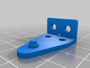 suporte de rolo blackout cego peças substituição 3d print model - Mito3D
