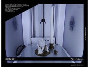 porte-bougie en chalight cuisine et salle à manger 3d print model - Mito3D