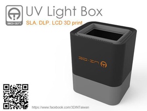 caixa de luz uv as ferramentas 3d-no anycubic a cura dlp diodo emissor fóton resina sla ultravioleta 3d print model - Mito3D