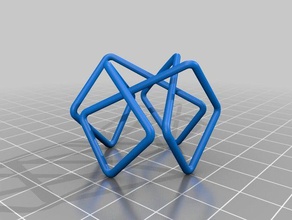 cube tronqué noeud les mathématiques de l'art nœud krisp3d 3d print model - Mito3D