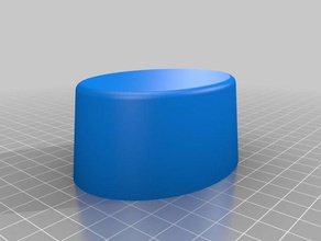 oval pot containers container pots storage box 3d print model - Mito3D