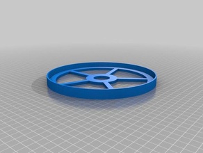 abajur em anel do agregado familiar sombra 3d print model - Mito3D