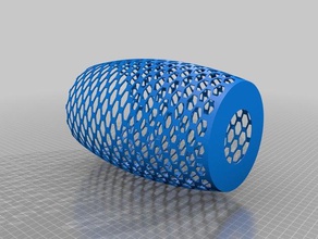 cortina de lámpara nido abeja los hogares la diseño hexagonal honeycomp a sombra 3d print model - Mito3D