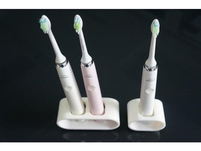 elektrikli diş fırçası tutucu philips soniecare'i elmas temiz banyo philips-soniecare'i dur 3d print model - Mito3D