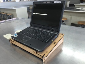 ordenador portátil de refrigeración pad equipo ventilador notebook 3d print model - Mito3D