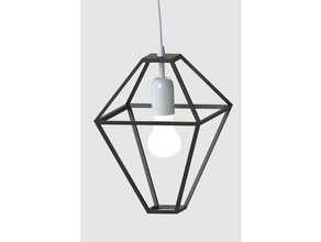 wire-frame Schirm Haushalt Lampe Schatten minimalistisch Draht wirefrime 3d print model - Mito3D