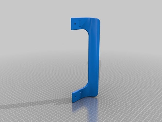 fridge handle replacement parts freezer refrigerator 3D print model - Mito3D