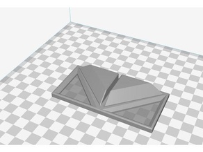 3mm panel masası desteği destek tutucu 3d print model - Mito3D