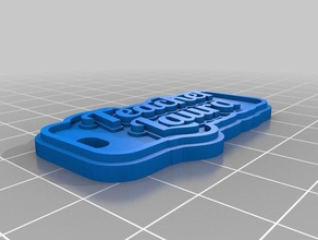 laura de porte-clés personnalisé 3d print model - Mito3D