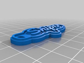 sniper keychain keychains customized 3d print model - Mito3D