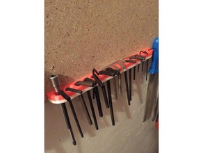 screwdrivers hex tool holder diy tools 3d print model - Mito3D