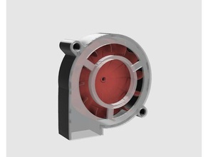 radyal fan diy 305 mm dc motor 3d baskı soğutma fanı 3d print model - Mito3D