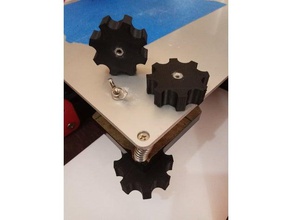 larger knob wheel 3d printer accessories anet a2 thumbwheel 3d print model - Mito3D