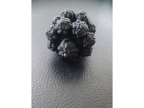 cloudy shape art atom berry chaos 3d print model - Mito3D